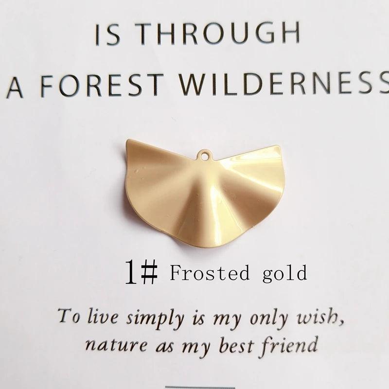 Irregular Fan Pendant DIY Ear Accessories Material