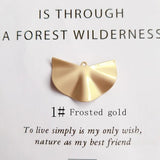 Irregular Fan Pendant DIY Ear Accessories Material