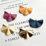 Irregular Fan Pendant DIY Ear Accessories Material