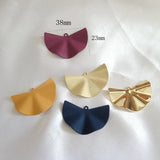 Irregular Fan Pendant DIY Ear Accessories Material