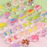 Hand-painted Bow Flower Drip Oil Acrylic Phone Chain DIY Beads