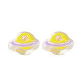 Hand-painted Bow Flower Drip Oil Acrylic Phone Chain DIY Beads