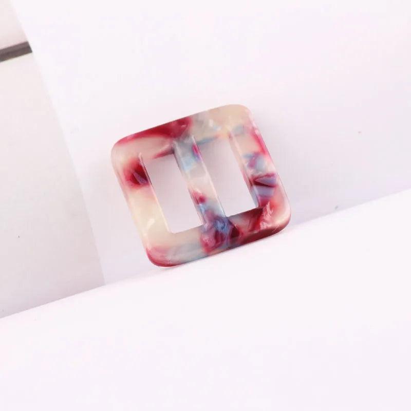Minimalist DIY Acetate Buttons Earrings Necklace Pendant Jewelry 10pcs