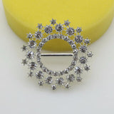 5pc/batch 42mm Crystal Rhinestone Button for Clothing Decoration