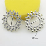 5pc/batch 42mm Crystal Rhinestone Button for Clothing Decoration