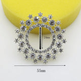 5pc/batch 42mm Crystal Rhinestone Button for Clothing Decoration
