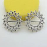 5pc/batch 42mm Crystal Rhinestone Button for Clothing Decoration