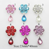 25mm Crystal Snowflake Buckle Rhinestone Wedding Decoration