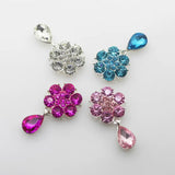 25mm Crystal Snowflake Buckle Rhinestone Wedding Decoration