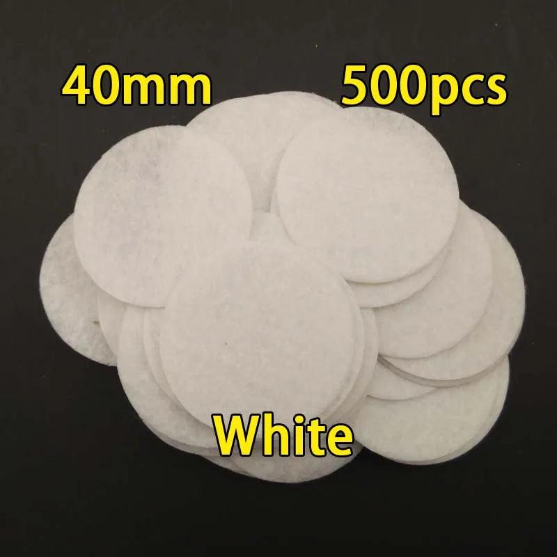 100pcs 5.0CM Felt Circles Eco-friendly Round Felt Fabric Pads Accessory