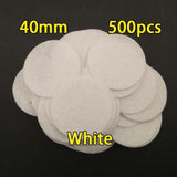 100pcs 5.0CM Felt Circles Eco-friendly Round Felt Fabric Pads Accessory