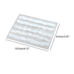 5 Pcs Wave Stickers Epoxy Resin UV Glue Diy Accessories