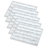 5 Pcs Wave Stickers Epoxy Resin UV Glue Diy Accessories