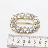 Rectangular Slider Acrylic Button Crystal Decoration for Wedding Curtain