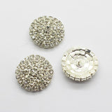 10pc 25mm Round Arch Transparent Rhinestone Buttons for Party Accessories