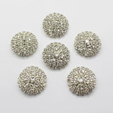 10pc 25mm Round Arch Transparent Rhinestone Buttons for Party Accessories