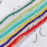 Colorful Crystal Glass Beaded Necklace Bracelet Set