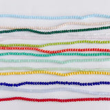 Colorful Crystal Glass Beaded Necklace Bracelet Set