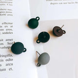 10pcs Resin Plastic Stud Earring DIY Pendant Charms