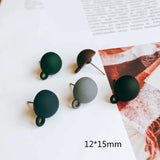 10pcs Resin Plastic Stud Earring DIY Pendant Charms