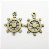 130 Vintage Charms Pendant Antique Bronze for DIY Jewelry Making
