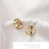 14K Gold-Plated Copper Earrings DIY Accessories
