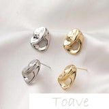 14K Gold-Plated Copper Earrings DIY Accessories