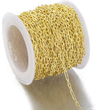 14K Real Plated Paperclip Chain DIY Jewelry Making Supplies