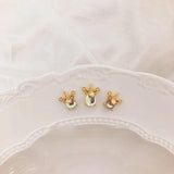 18K Magic Unicorn Necklace Double Ring Chain Jewelry