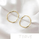 14K Gold-Covered Flower Cut Pendant Frame DIY Material