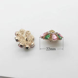 10 Pcs DIY Button Handle For Clothing Alloy Metal Buttons