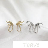 Gold Small Bee Silver Needle Earrings DIY Accessories