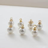 Copper-Plated 14K Gold-Coated Bead Caps DIY Jewelry Making Supplies