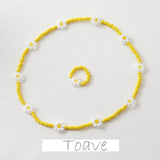 Colored Glaze Flat Beads DIY Jewelry Material