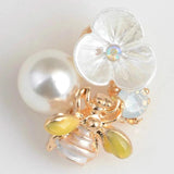 10PCS Flower Rhinestone Buttons Wedding Vintage Apparel Sewing DIY Craft