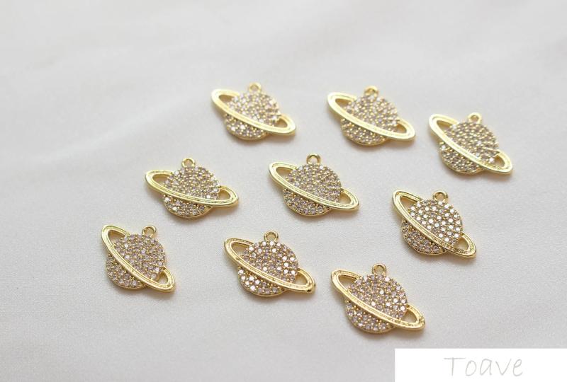 18K Gold-Copper Star Pendant DIY Accessories
