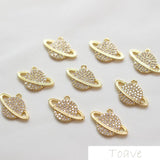 18K Gold-Copper Star Pendant DIY Accessories