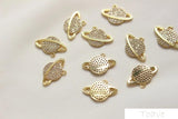 18K Gold-Copper Star Pendant DIY Accessories