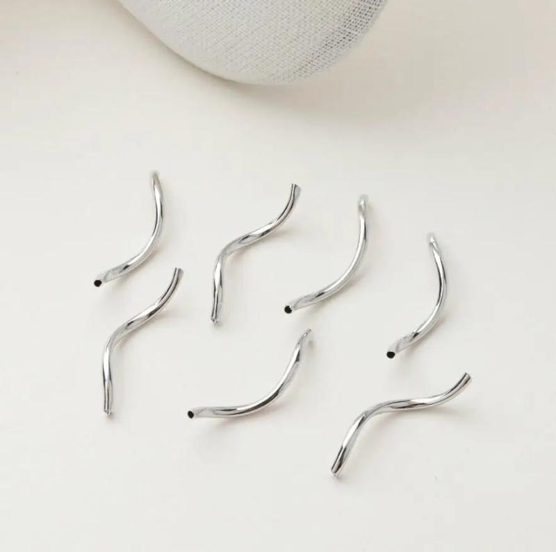 14K Plated Real Copper Tube DIY Beading Accessories