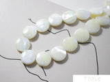 Natural Cotton Shell DIY Earrings Accessories 4 pcs