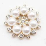 Pearl Snowflake Hair Accessories DIY Alloy Headwear