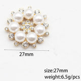 Pearl Snowflake Hair Accessories DIY Alloy Headwear