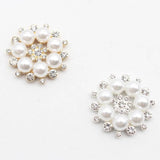 Pearl Snowflake Hair Accessories DIY Alloy Headwear