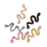 50 PCS Snake Pendant Accessories for DIY Jewelry Making