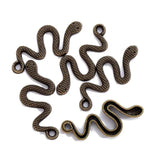 50 PCS Snake Pendant Accessories for DIY Jewelry Making