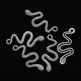 50 PCS Snake Pendant Accessories for DIY Jewelry Making