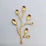 10 PCS Metal Alloy KC Plated Branches Pendant DIY Jewelry Making