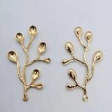 10 PCS Metal Alloy KC Plated Branches Pendant DIY Jewelry Making
