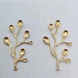 10 PCS Metal Alloy KC Plated Branches Pendant DIY Jewelry Making