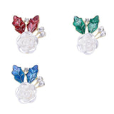 10Pcs 30x35mm Metal Flowers Ornament for DIY Jewelry Making